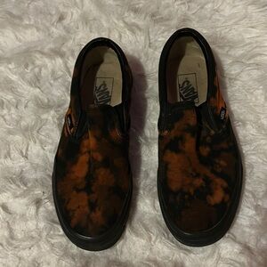 Bleached All Black Vans